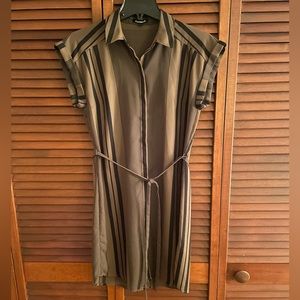 Express Shirt-style Work Dress